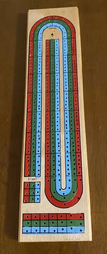 Premier Edition Solid Wood Deluxe Cribbage Set w/Bicycle Playing Cards - Picture 3 of 8