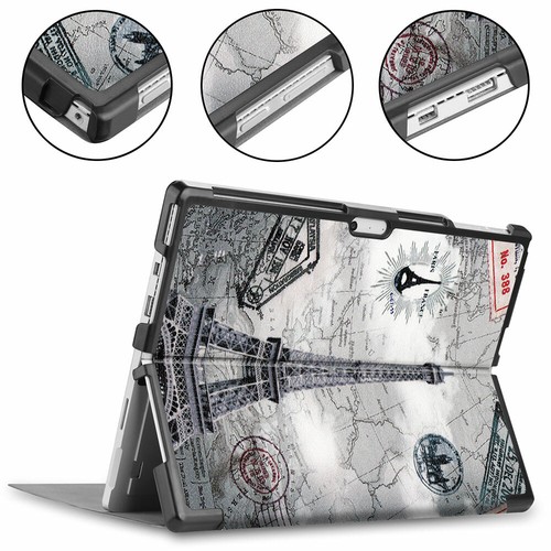 For Microsoft Surface Pro 4 5 6 7 8 Fashion Folio Slim Leather Stand Case Cover - Picture 29 of 46