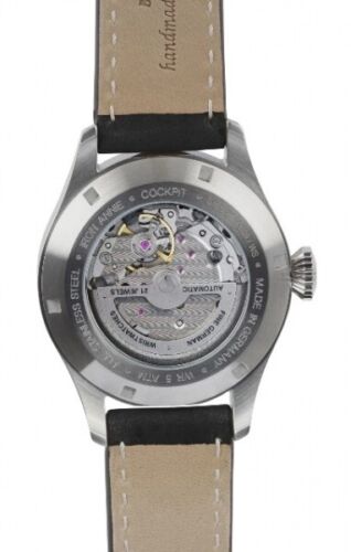 Montre pour homme Iron Annie 5162-2 Flight Control en acier inoxydable cuir automatique - Photo 2 sur 2