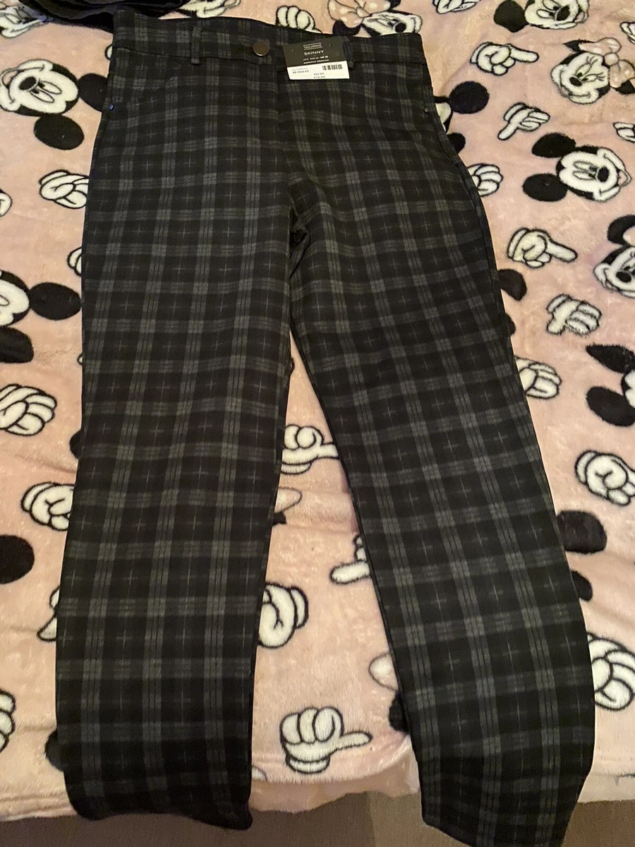Dorothy Perkins New With Tags Trousers Ladies Womens Size 12 Checked Skinny