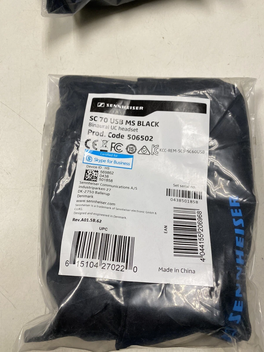 Sennheiser sc 70 usb hot sale