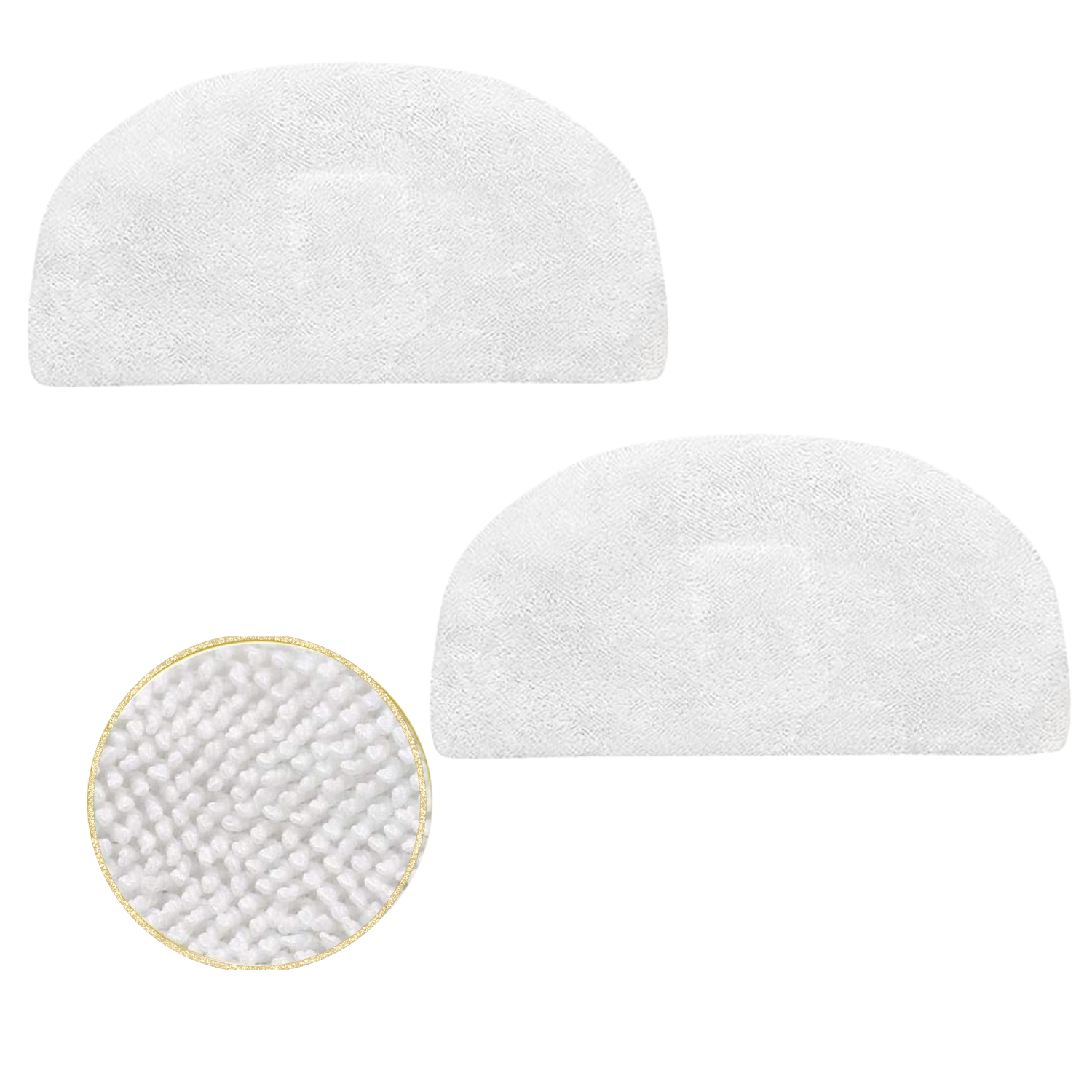 2 Steam Mop Pads fits Bissell PowerFresh Pad 1940 203-2633 19402 19404 19408-image