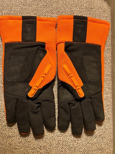 Ansell ActivArmr 97-210 Work Gloves Impact Protection Waterproof Hi Vis Med/9 - Picture 3 of 6