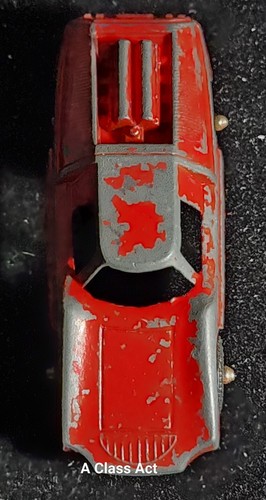 Mini Tootsie Toy Fiat Abarth Red Made in U.S.A. Die Cast Collectible Car T5782 - Picture 2 of 7