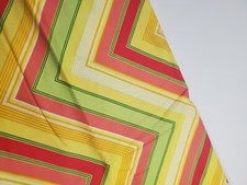 Heather Bailey Fabric Pop Garden Stripe Pink Green Yellow Sew Quilt ONE YARD