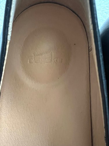 $130 Dansko Women's Larisa Black Milled Nappa Flat Loafer Slip on Shoes Size 41 - Picture 9 of 10