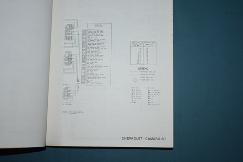 1983 Chevrolet Camaro Impala Oldsmobile Cutlass 1984 Corvette Wiring Diagrams - Picture 5 of 8