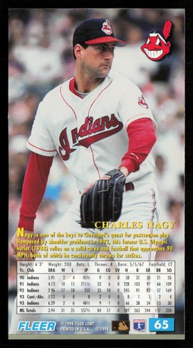 Tarjeta de béisbol Fleer Extra Bases 1994 única alta 2,5" x 4,5" *Tú eliges * - Imagen 56 de 361