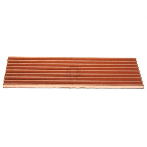 M.2 2280 PCI-E NVME SSD Copper Heatsink w/Thermal Conductive Adhesive 2mm Height - Afbeelding 3 van 8