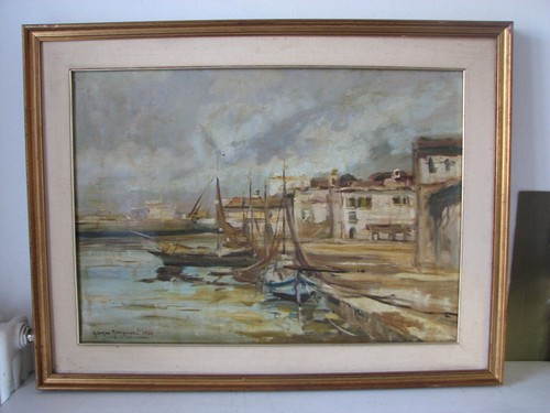 QUADRO OLIO SU TELA DI ORFEO MANFREDI 1974 - Photo 6/8