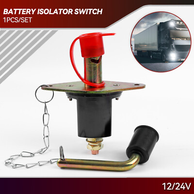 Durite 400A Heavy Duty Battery Isolator Switch - 12v/24v - Kill Switch For Trucks, Boats, Marine
