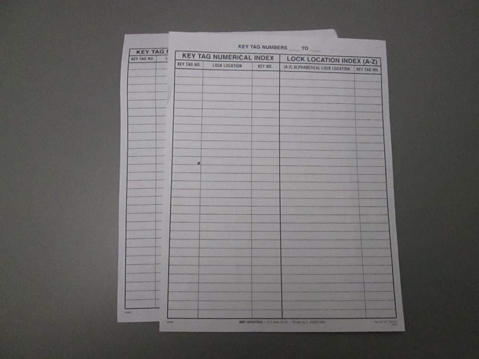 MMF Steelmaster 201-9V60-01 60 LLAVES VUE GABINETE DE LLAVES Foto 3 de 4