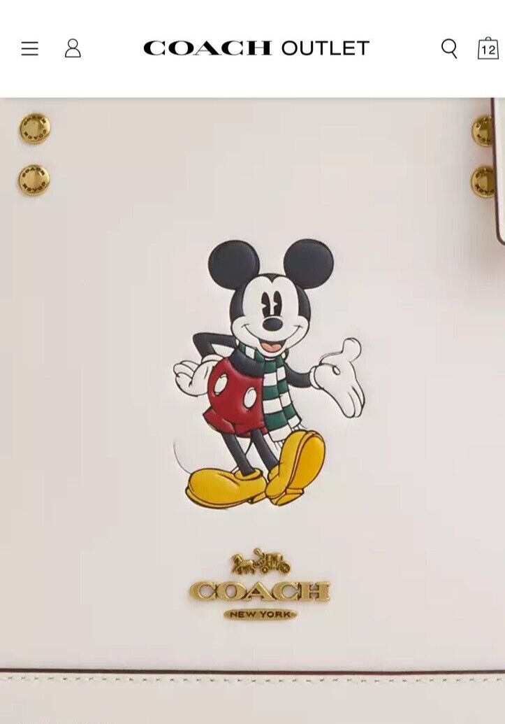 Coach Disney X Coach 2023 Dempsey Tote 22 With Mickey Mouse Coach Disney X Coach 2023 Dempsey Tote 22 With Mickey Mouse