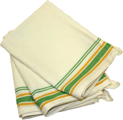 Aunt Marthas 18-Inch by 28-Inch Package of 3 Vintage Dish Towels, Green Striped