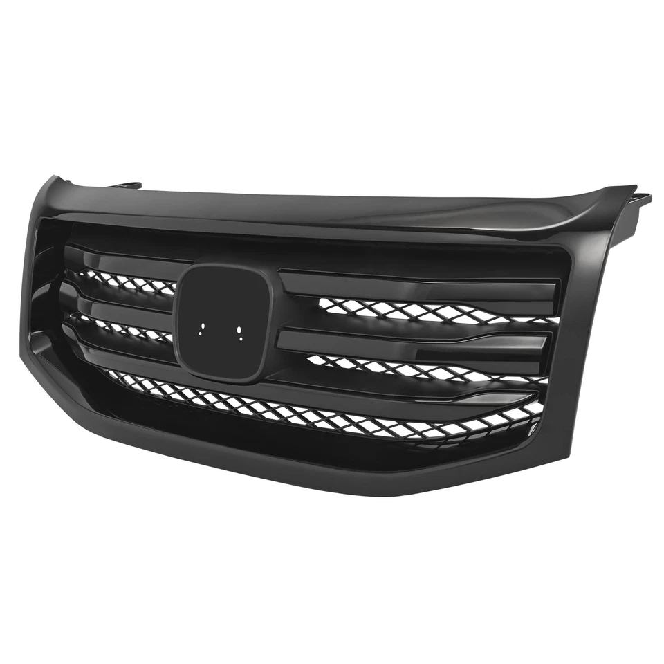 Parrilla de parachoques delantero negra brillante para Honda Pilot 2012-2015 HO1200210C Foto 2 de 4