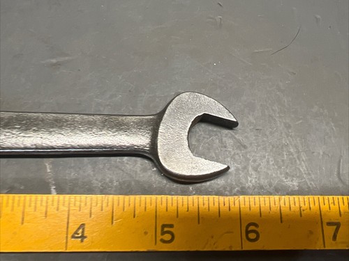 Llave de doble extremo abierto vintage Fairmount EE. UU. 5/8"" X 9/16 ¡Gran forma! - Imagen 8 de 8