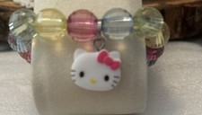  Sanrio Hello Kitty Stretch Bracelet with Multi Color Beads