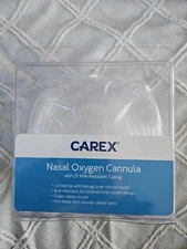 Nasal Oxygen Cannula with 25' Kink Resistant Tubing NEW SEALED by Carex CPAP