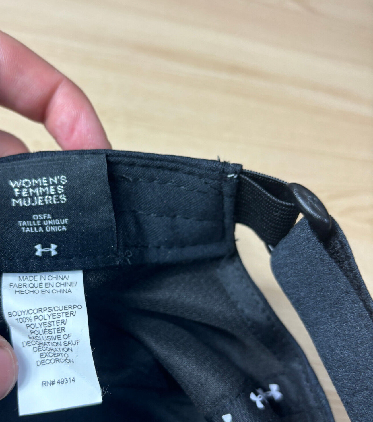 Hazeltine Hat Cap Strap Back Womens Golf Adjustable Performance Under Armour thumbnail 8