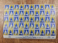 Easter Seals 1966 Stamp Sheet (50)