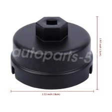 For Toyota Lexus 64MM 14 Flutes Oil Filter Cap Wrench Cup Socket Remover Tool US