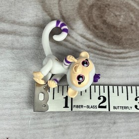 Fingerlings Minis Mia Monkey Figure White & Purple Blind Bag Series 1 Rare