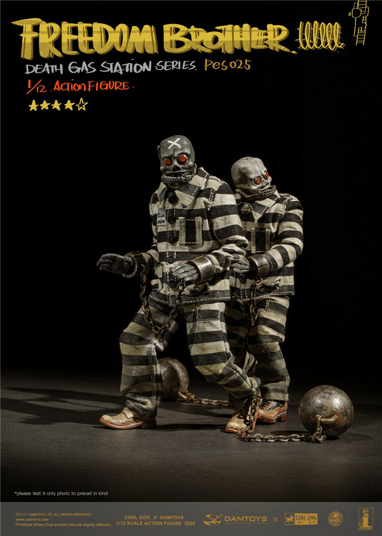 その他 DAMTOYS x COALDOG 1/12 FREEDOM BROTHERS 1/12 DAMTOYS x COALDOG PES025 Freedom Brothers Action Figure