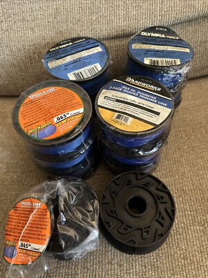 Lot of 14 Weed Warrior  .065''x 30' String Trim Line Spools Yardworks Olympia