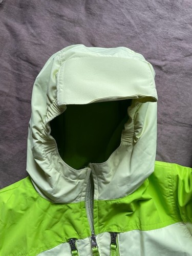 Sz M Lands End Kids Medium 10-12 Multicolored Hooded Puffer Snow Outdoor Jacket - Picture 11 of 12