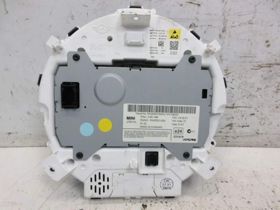 Tachometer Kombiinstrument Meilen Mp/h US-Version passt für MINI  MINI CLUBMAN - Bild 4 von 4