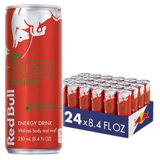 Red Bull Energy Drink, Watermelon, Red Edition, 8.4 fl oz (24 Pack)