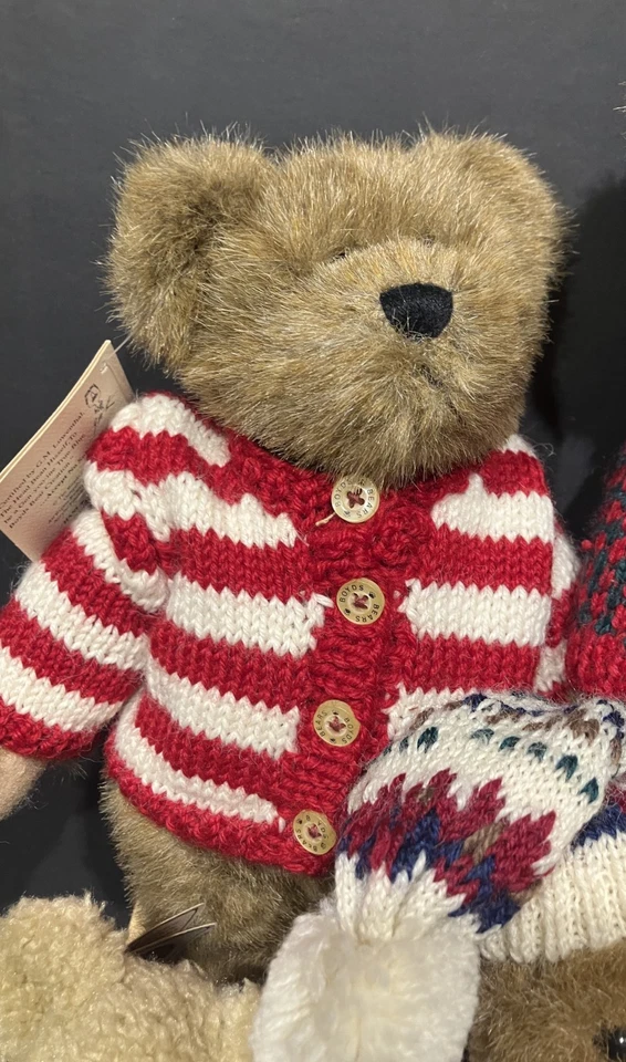 Boyd's Peluche Invierno 'Sweater' Osos / Lote de 14 / Nuevo de Lote Antiguo / La mayoría con Etiquetas Foto 2 de 4