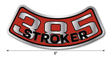 New 385 Stroker Air Cleaner Engine Motor Decal Sticker For Chevrolet Classic Gm