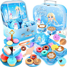 INNOCHEER Tea Party Set for Little Girls Ages 3 4 5 6 7 8