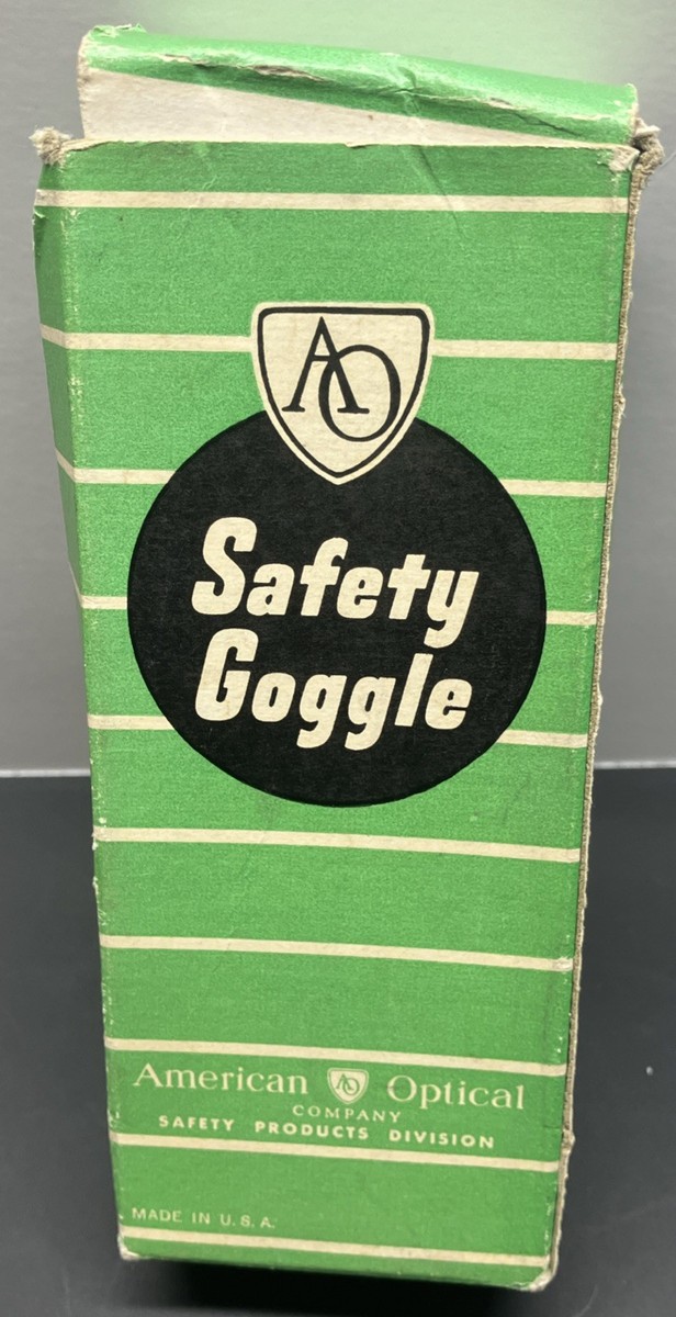 Vintage 1940s? American Optical Safety Goggles Glasses Sunglasses