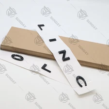 Rear Tailgate Letters Emblem For 2020-2024 Lincoln SUV Aviator navigator Black