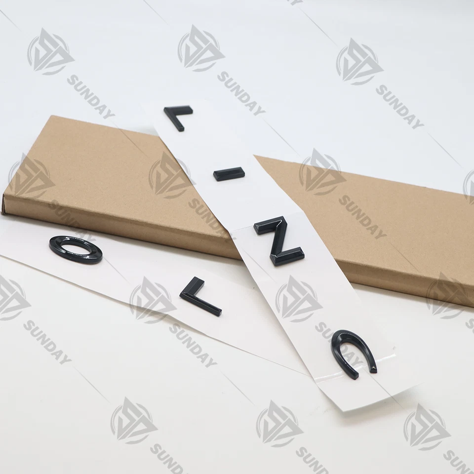 For Lincoln SUV Aviator/navigator/ Gloss Black Rear Emblem Letters 2020-2025 Foto 2 de 4