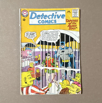 DC Comics Detective Comics #326 1964 Silver Age Batman Robin Captives Alien Zoo