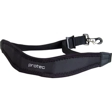 Protec Neoprene "Less-Stress" Neck Strap For Alto / Tenor / Baritone Sax 24" Blk