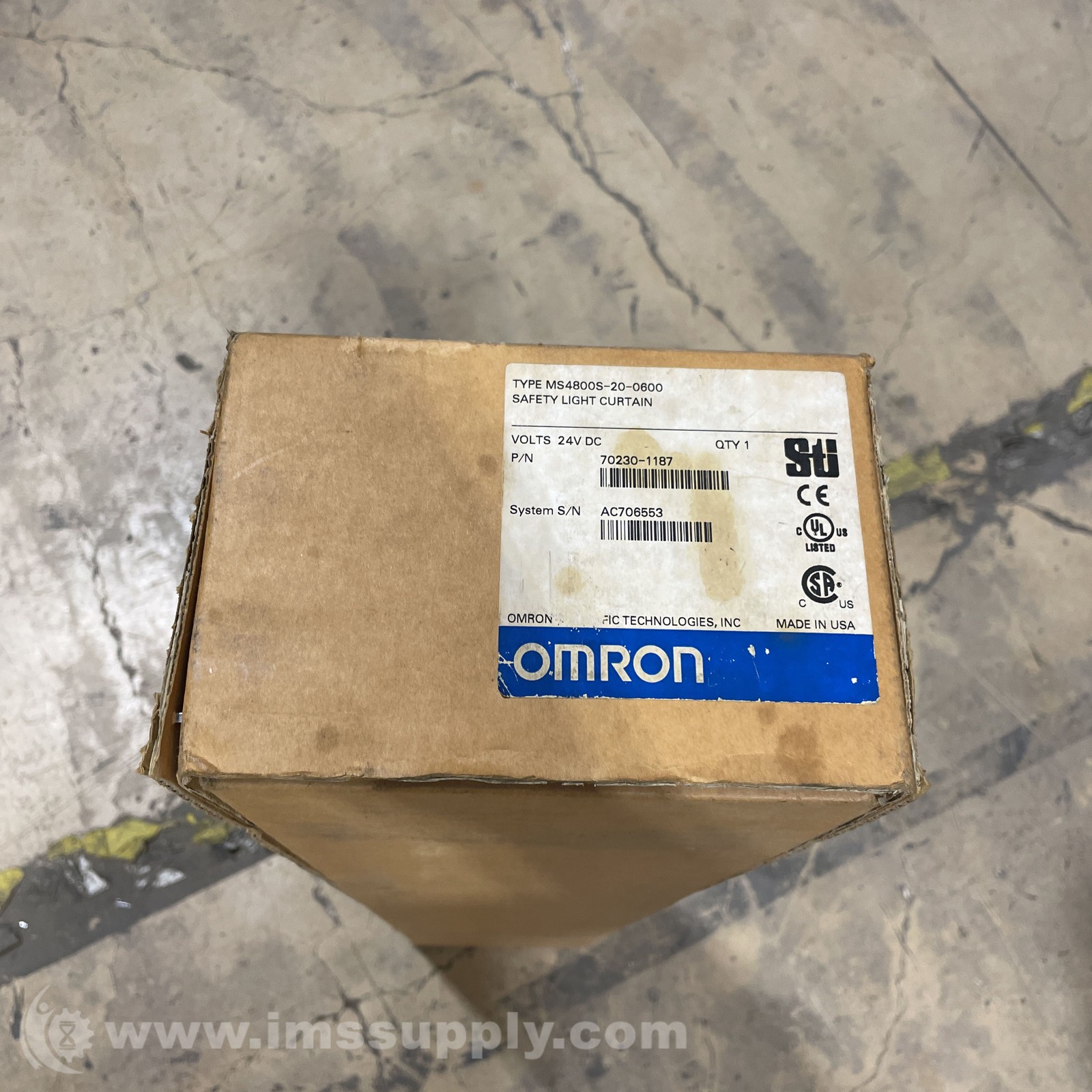 Omron 70230-1187 Safety Light Curtain FNOB