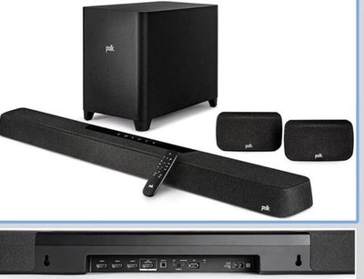 Polk Audio MagniFi Max AX SR Flagship 7.1.2 Dolby Atmos / DTS:X Sound Bar System