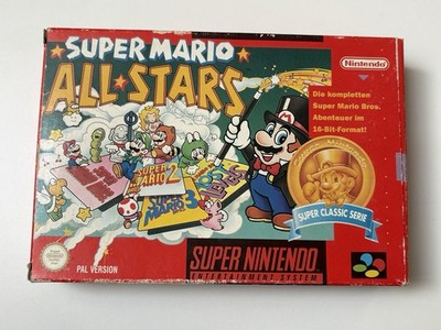 Super Mario All Stars Super Nintendo SNES (Super Mario Bros. 1 -3) Anleitung OVP