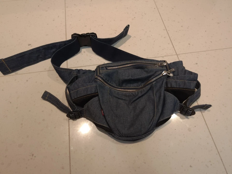 Levi's Engineered Jeans Denim Sling Bag Unisex Rare - Image 2 of 4