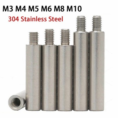 Stainless Steel M3 M4 M5 M6 M8 M10 Male-Female Round Standoff Spacer Column Stud