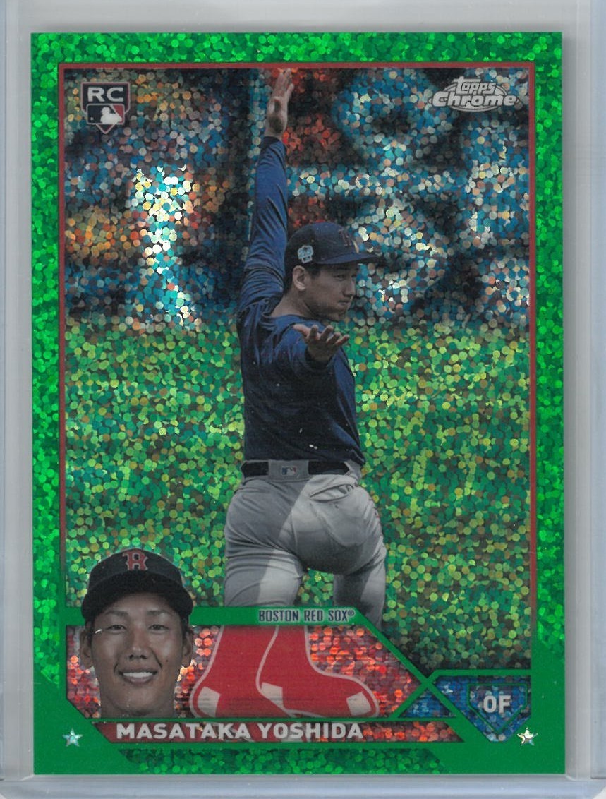 2023 Topps Chrome Green Variation /99 Masataka Yoshida USC174