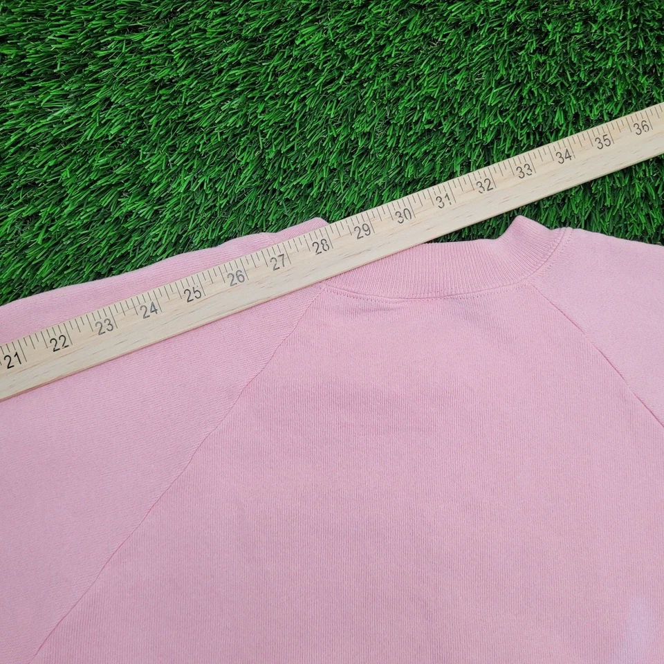 Sudadera Floral Vintage 1989 Mujer Mediana 18x23 Rosa EE. UU. Foto 3 de 4