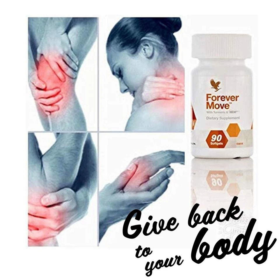 Forever Move 90 cápsulas blandas con cúrcuma - Músculos y articulaciones saludables | Sin gluten Foto 4 de 4