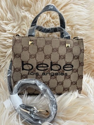 Bebe Talulla Mini Satchel  Handbag Purse   Chic Structured Crossbody NWT 