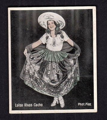 40924/ Zigarettenbild   Eckstein   Tanzbühnen   Nr. 223   Luisa Rivas Cacho