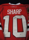 PATRICK SHARP Signed Reebok CCM Blackhawks Stanley Cup 2010 Jersey PSA/DNA — photo 1